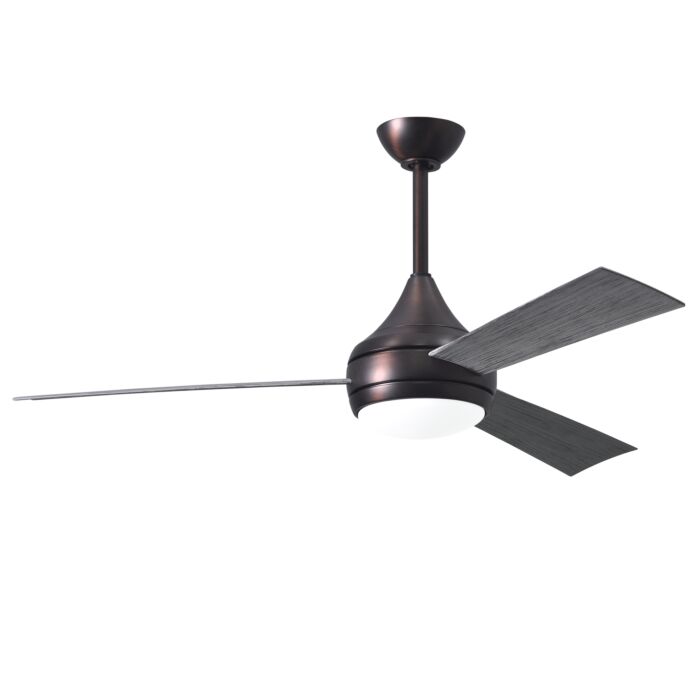 Matthews Donaire 52 Inch Indoor/Outdoor Ceiling Fan in Brushed Bronze with Barn Wood Blades