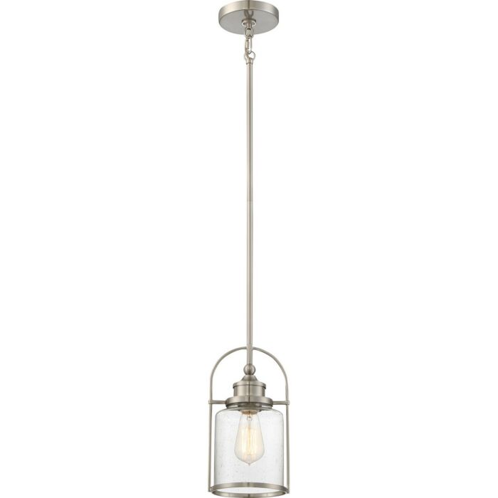 Quoizel Payson 7 Inch Pendant Light in Brushed Nickel