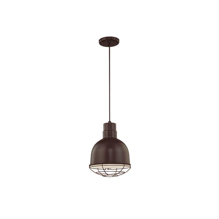 Millennium Lighting R Series 1 Light Pendant in Architectural Bronze