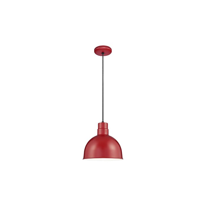 Millennium Lighting R Series 1 Light Pendant in Satin Red
