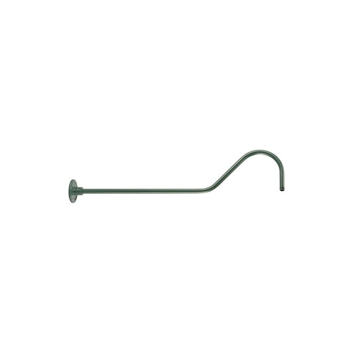 Millennium Lighting R Series  41 Inch Goose Neck in Satin Green