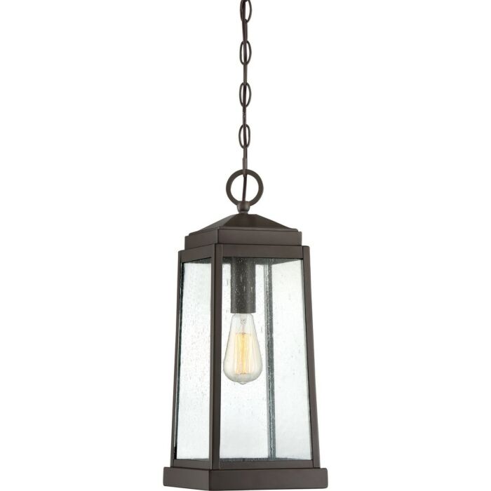 Quoizel Ravenel 8 Inch Outdoor Hanging Light in Western Bronze