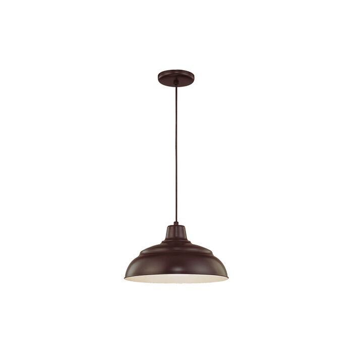 Millennium Lighting R Series 1 Light Pendants in Architect Bronze