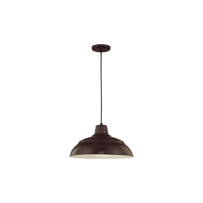 Millennium Lighting R Series 1 Light Pendants in Architect Bronze