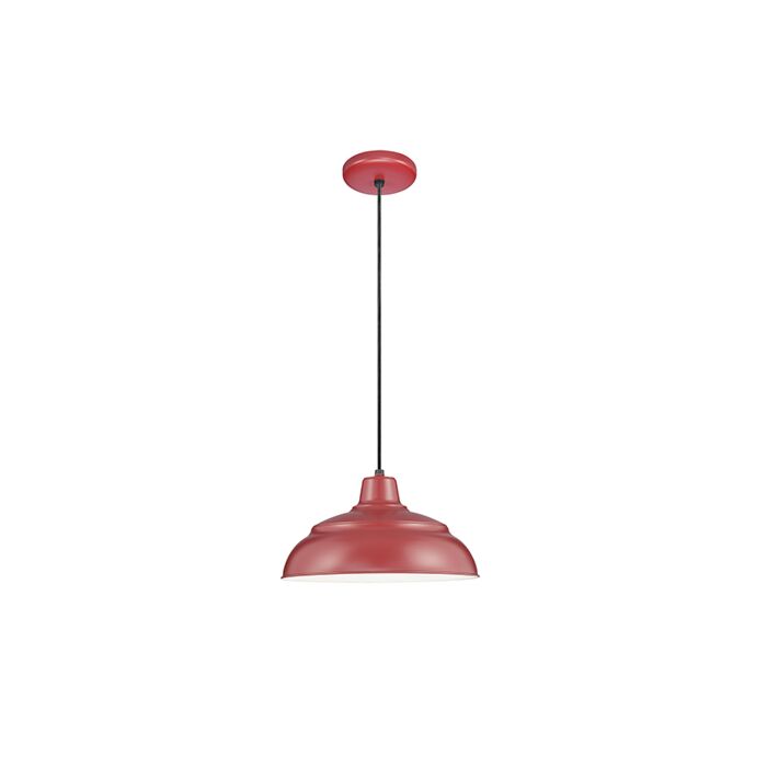 Millennium Lighting R Series 1 Light Pendants in Satin Red