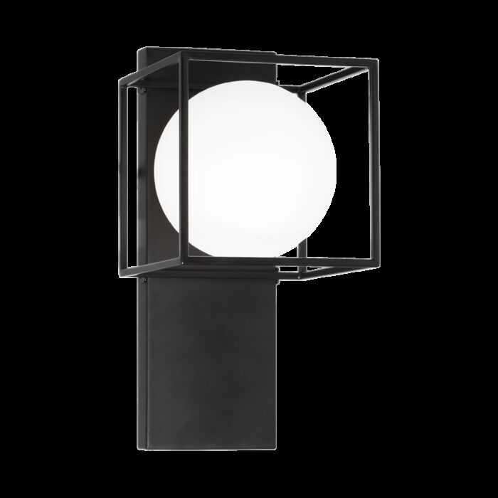Matteo Squircle 1 Light Wall Sconce In Black