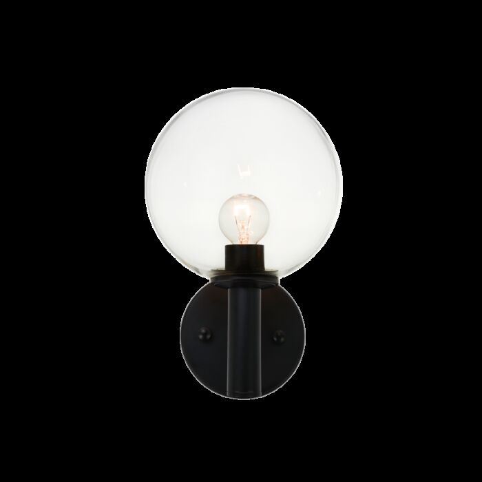 Matteo Cosmo 1 Light Wall Sconce In Black