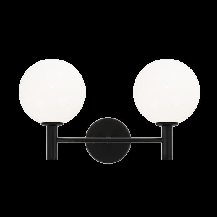 Matteo Cosmo 2 Light Wall Sconce In Black