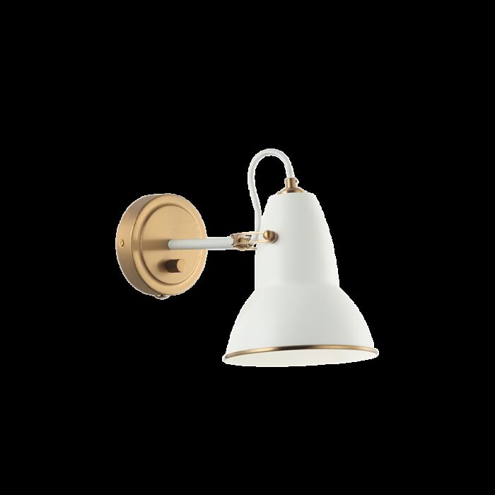 Matteo Buzz 1 Light Wall Sconce In White