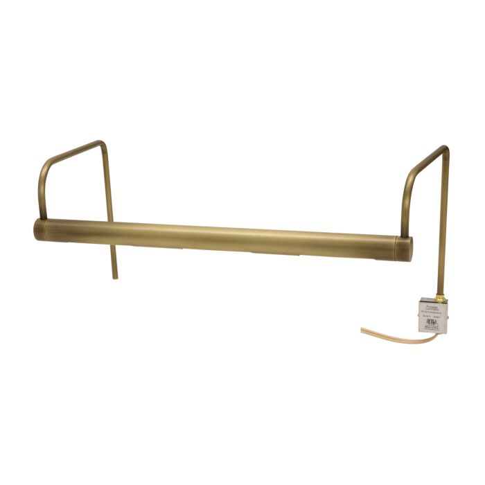 House of Troy Slim Line 3 Light 16 Inch Picture Light in Antique Brass