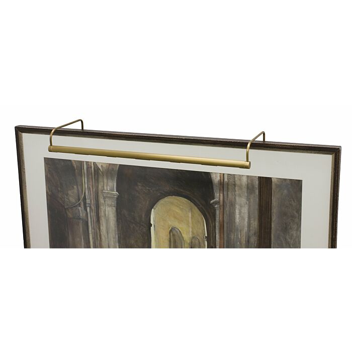 House of Troy Slim Line 3 Light 16 Inch Picture Light in Weathered Brass