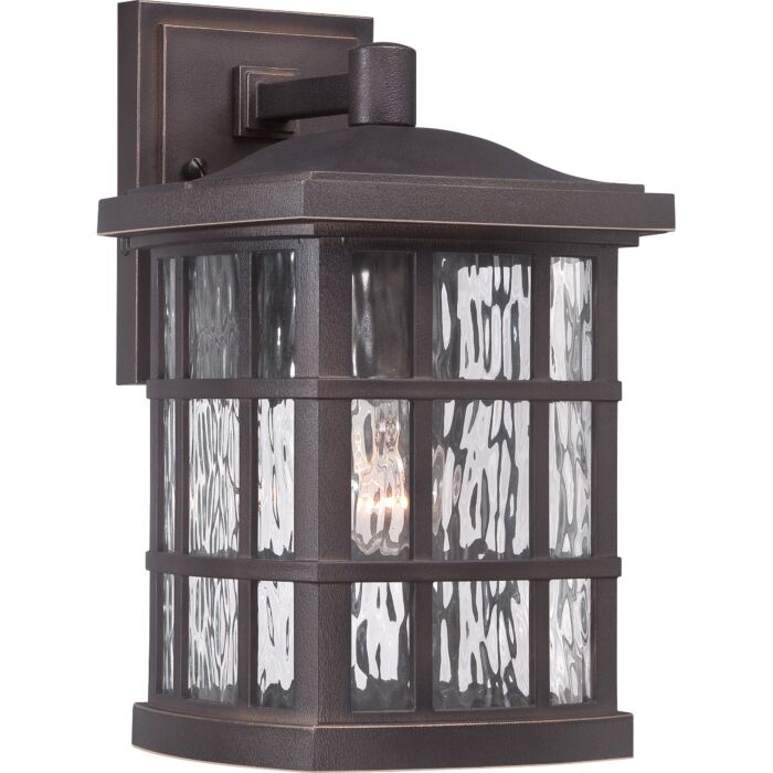 Quoizel Stonington 8 Inch Outdoor Wall Lantern in Palladian Bronze