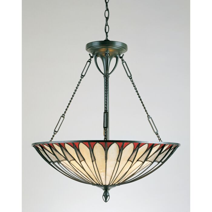Quoizel Alahambre 4 Light 22 Inch Pendant Light in Vintage Bronze