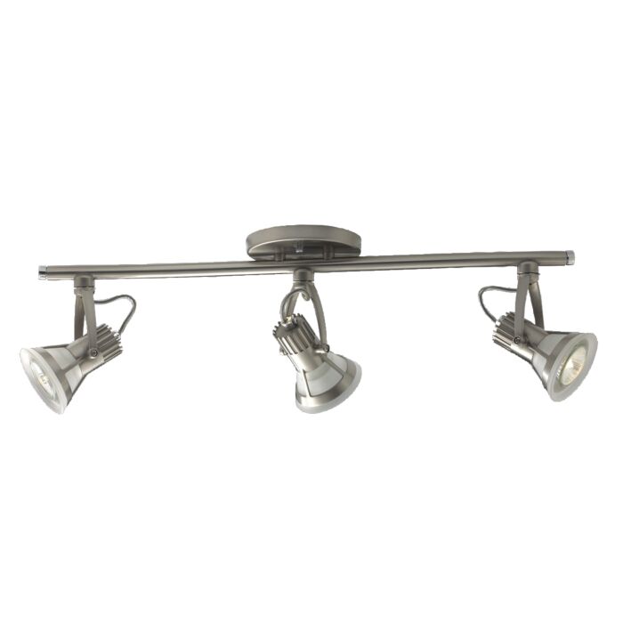 Eurofase Vortex 3 Light Track Lighting in Brushed Nickel