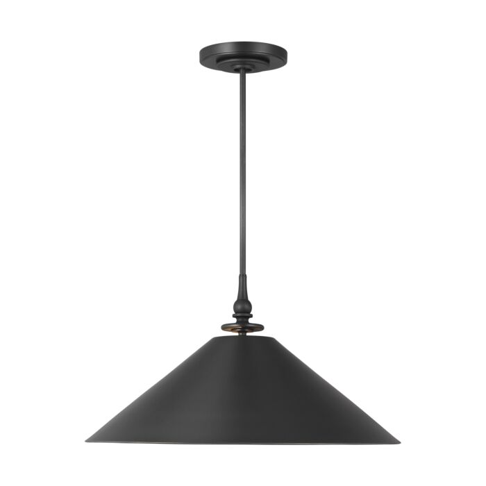 Capri Pendant Light in Aged Iron by Thomas O'Brien