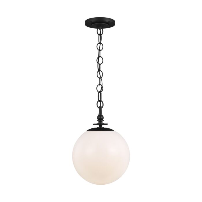 Capri Pendant Light in Aged Iron by Thomas O'Brien