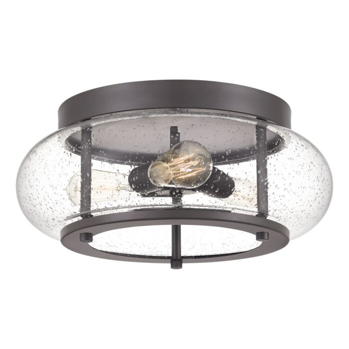 Quoizel Trilogy 3 Light 16 Inch Ceiling Light in Old Bronze