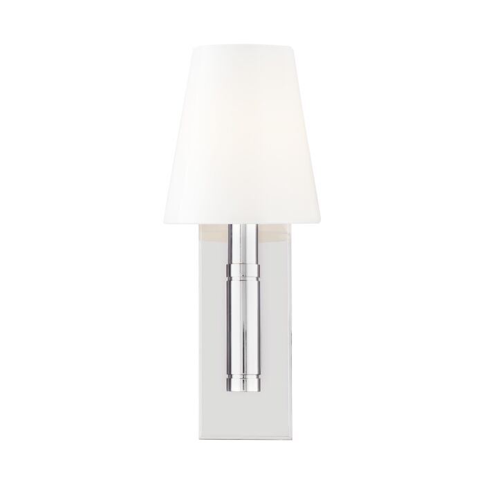 Beckham Classic Wall Sconce in Polished Nickel by Thomas O'Brien