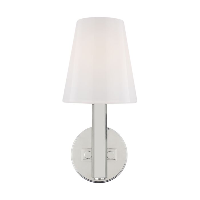 Logan Wall Sconce in Polished Nickel by Thomas O'Brien