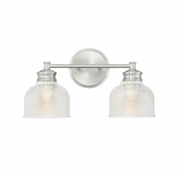 Trade Winds Addison 2 Light Bathroom Vanity Light in Brushed Nickel