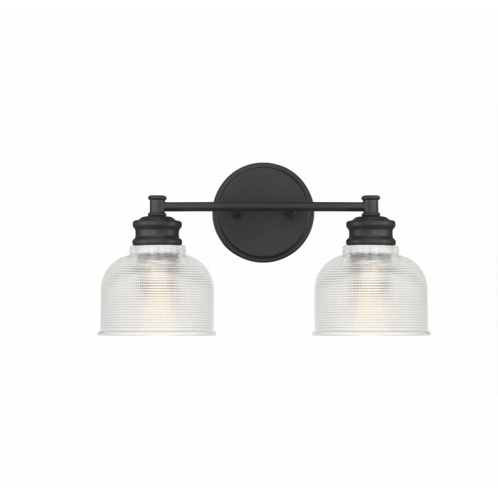 Trade Winds Addison 2 Light Bathroom Vanity Light in Matte Black