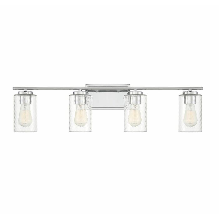 Trade Winds Raymond 4 Light Bathroom Vanity Light in Chrome