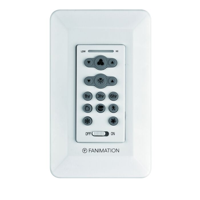 Fanimation Ceiling Fan Control Gray White
