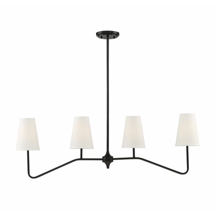 Trade Winds Madison Linear Chandelier in Oil Rubbed Bronze