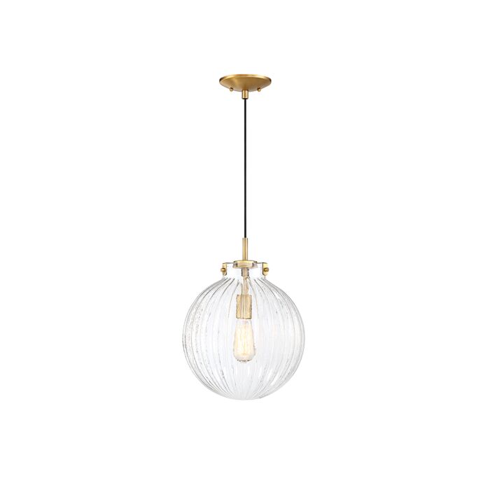 Trade Winds Lighting 1 Light Pendant Light In Natural Brass
