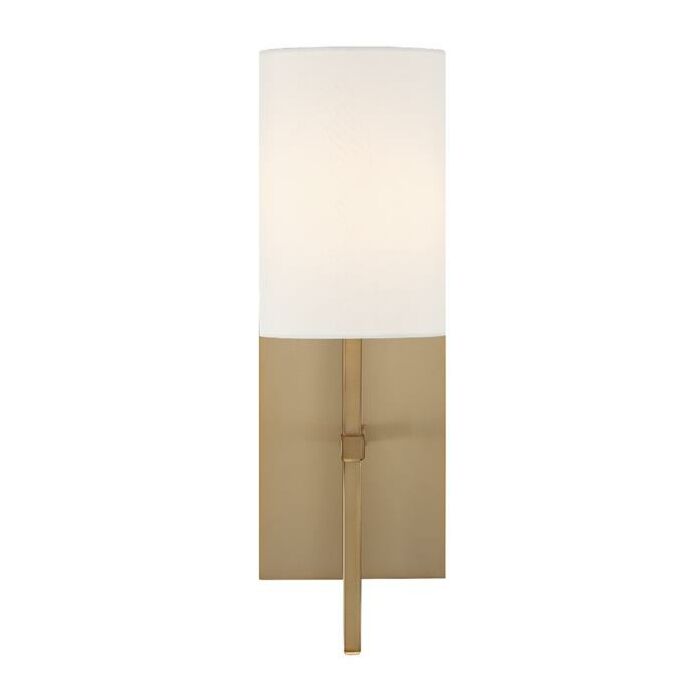 Crystorama Veronica 17 Inch Wall Sconce in Aged Brass