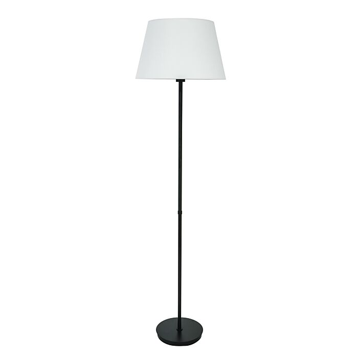 House of Troy Vernon 3 Light 64 Inch Floor Lamp in Black
