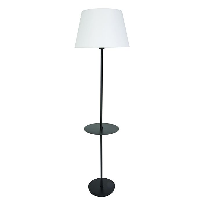 House of Troy Vernon 3 Light 61 Inch Floor Lamp in Black