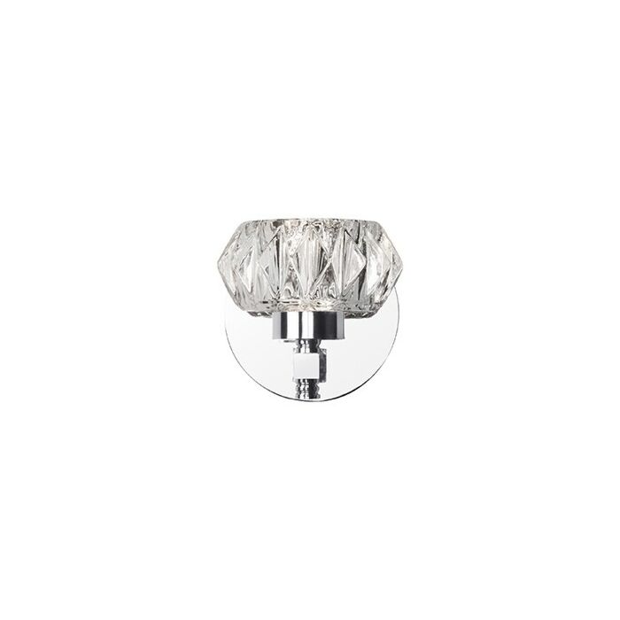 Kuzco Basin LED Bathroom Vanity Light in Chrome