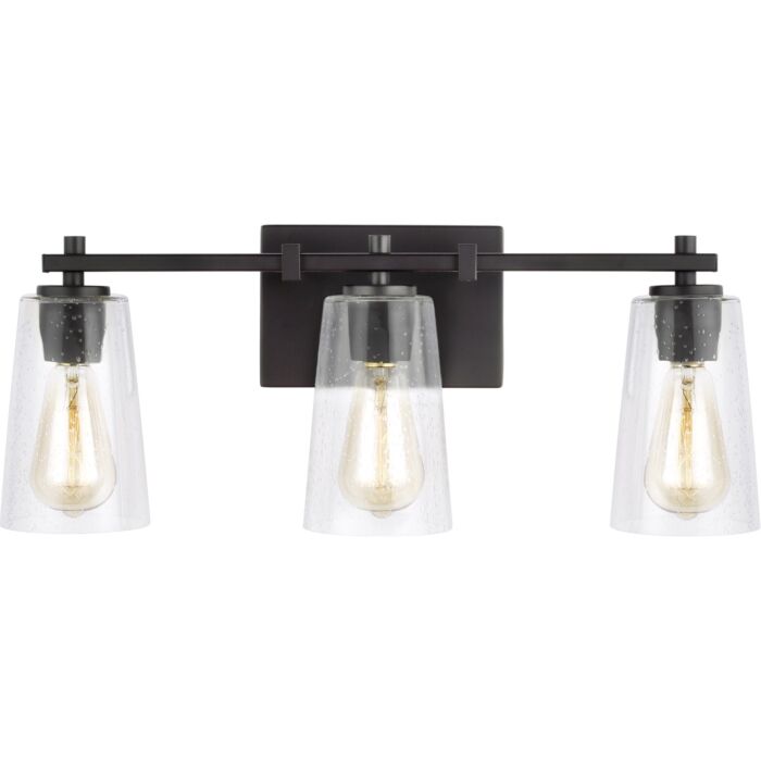 Mercer 3 Light Bathroom Vanity Light in Oil Rubbed Bronze by Sean Lavin