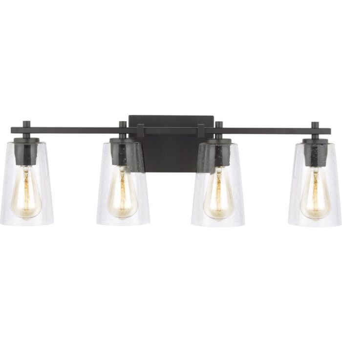 Mercer 4 Light Bathroom Vanity Light in Oil Rubbed Bronze by Sean Lavin