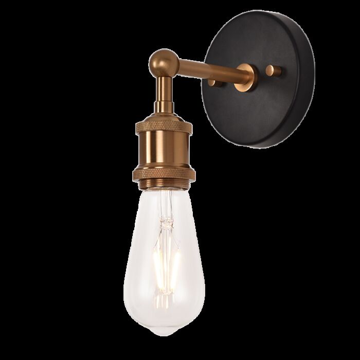 Matteo Bulstrode'S Workshop 1 Light Wall Sconce In Aged Gold Brass