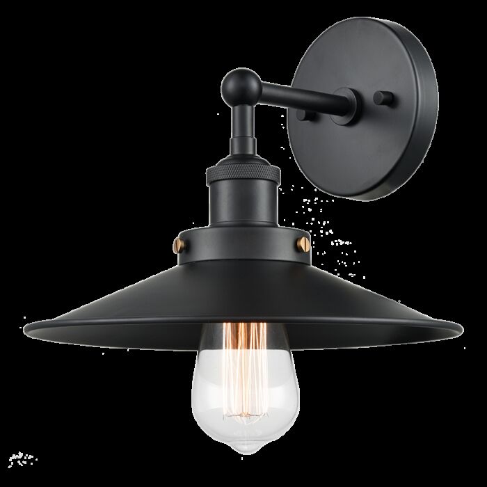 Matteo Bulstrode'S Workshop 1 Light Wall Sconce In Black