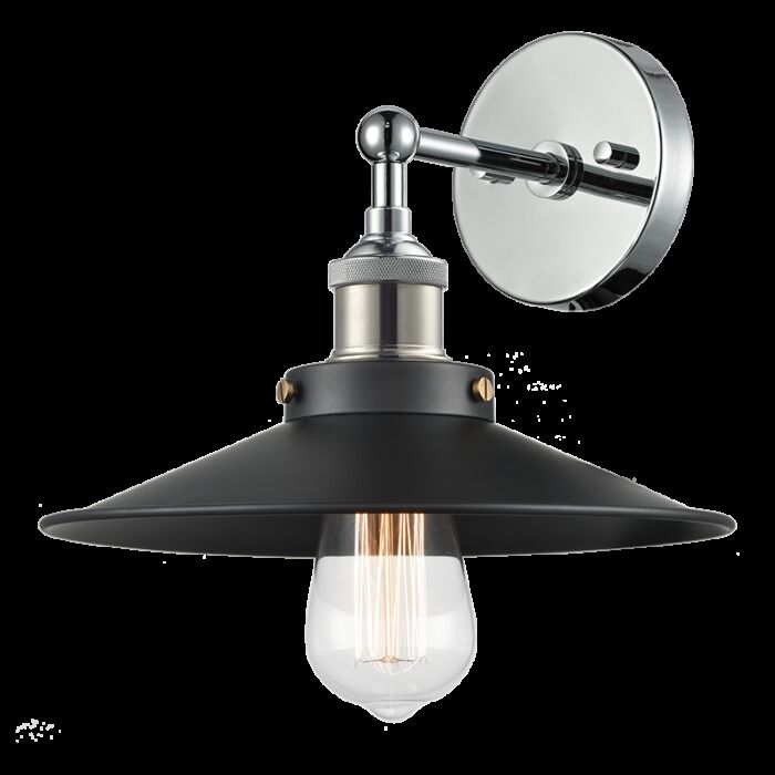 Matteo Bulstrode'S Workshop 1 Light Wall Sconce In Chrome