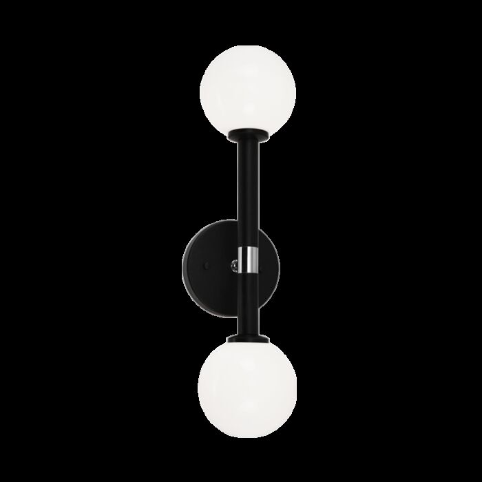 Matteo Stellar 2 Light Wall Sconce In Black