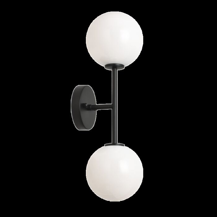 Matteo Novo 2 Light Wall Sconce In Black