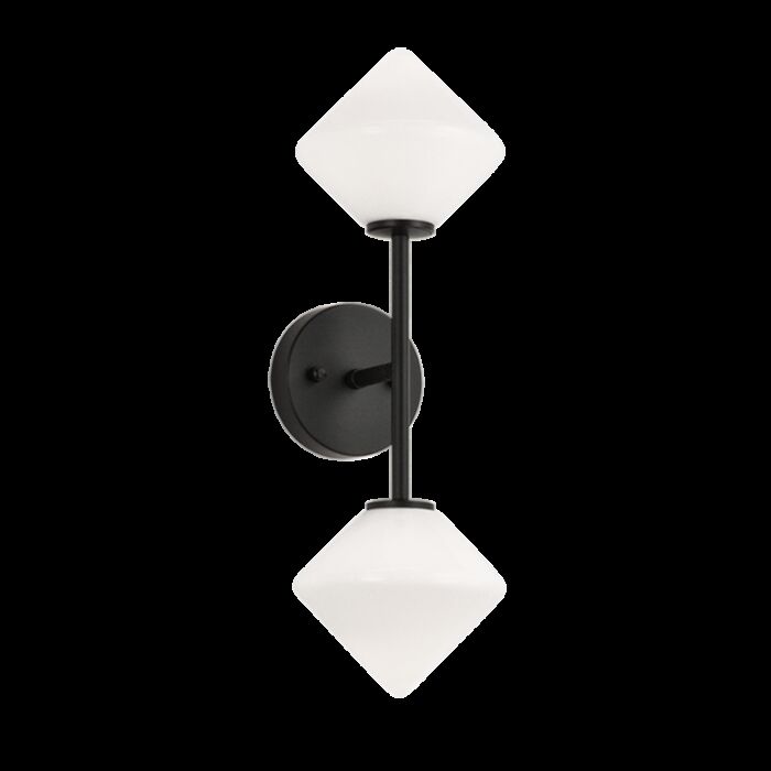 Matteo Novo 2 Light Wall Sconce In Black