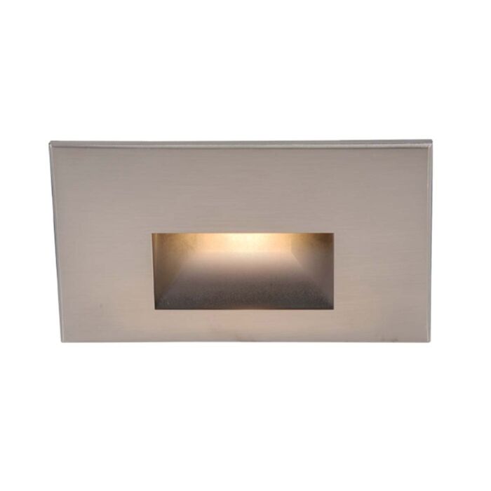 WAC Lighting 120V LEDme 1 Light Horizontal Step and Wall Light in Bronzed Brass