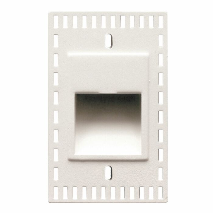 WAC LEDme Vertical Trimless Step and Wall Light in White