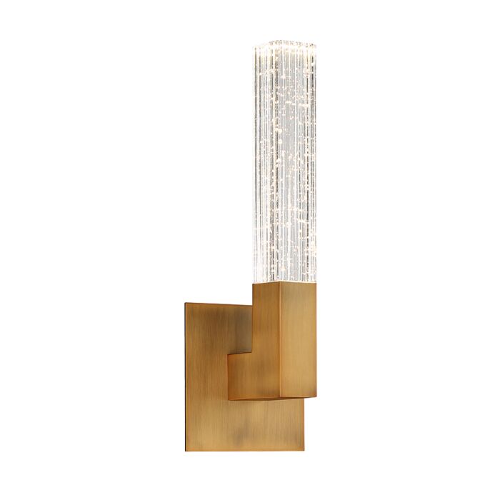 Modern Forms Cinema 15 Inch Wall Sconce in Aged Brass