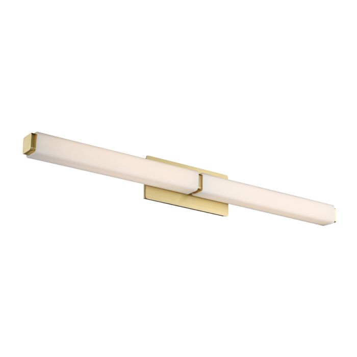 Modern Forms Vogue 39 Inch Bathroom Vanity Light in Brushed Brass