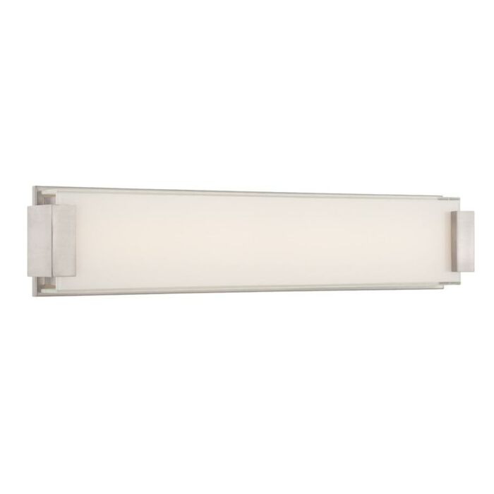 Modern Forms Polar  Bathroom Vanity Light in Brushed Nickel