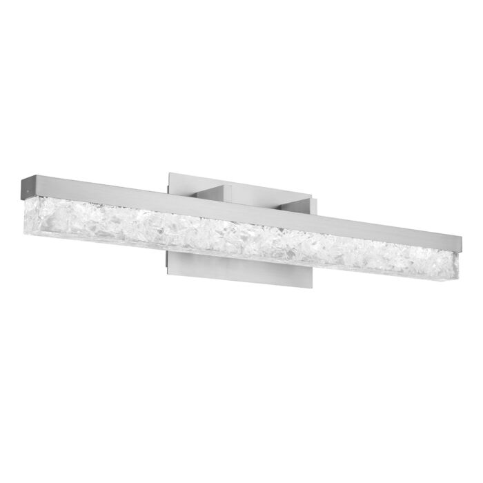 Modern Forms Minx Bathroom Vanity Light in Brushed Nickel