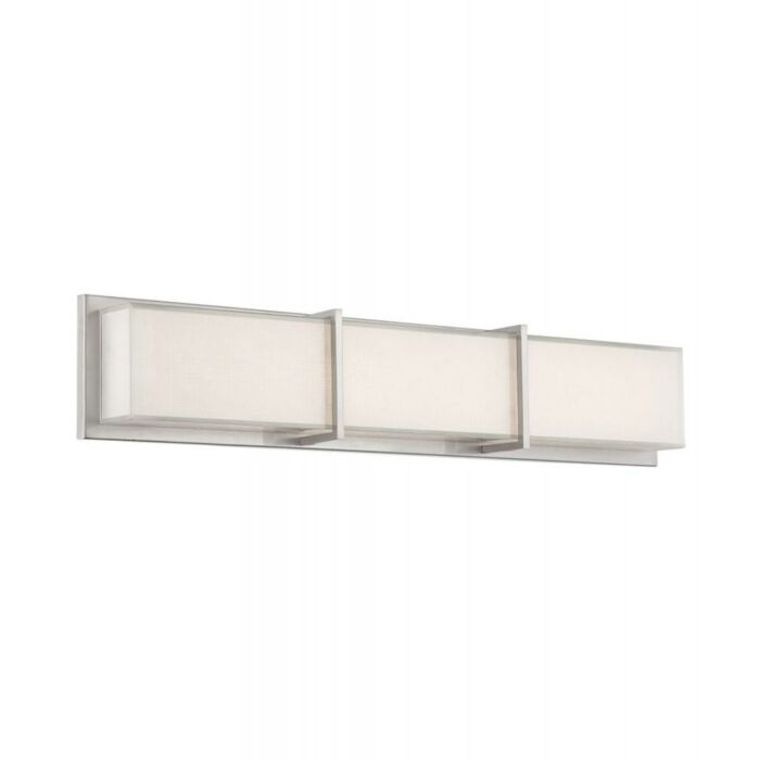 Modern Forms Bahn  Bathroom Vanity Light in Brushed Nickel