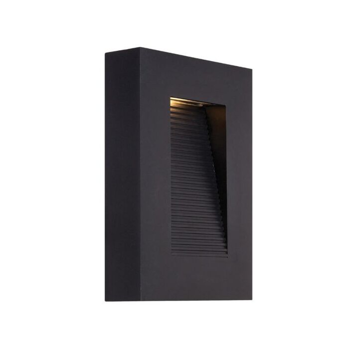 Modern Forms Urban 2 Light Outdoor Wall Light in Black