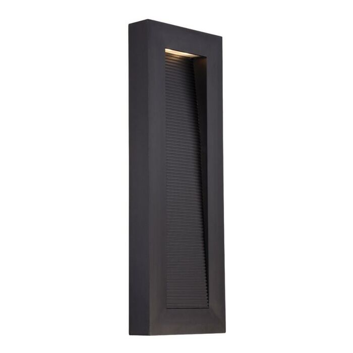 Modern Forms Urban 2 Light Outdoor Wall Light in Black